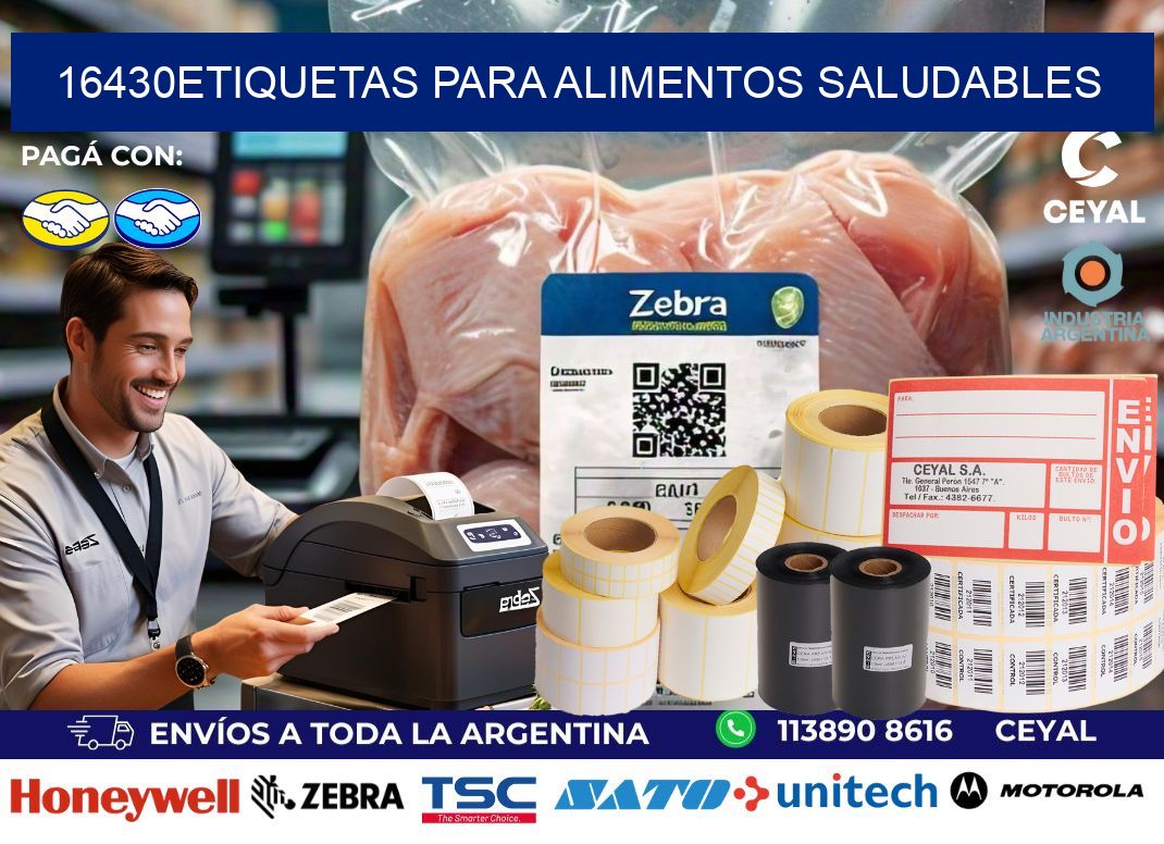 16430Etiquetas para alimentos saludables