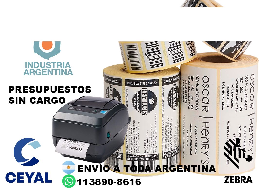 1725 Etiquetas de precios y códigos de barra