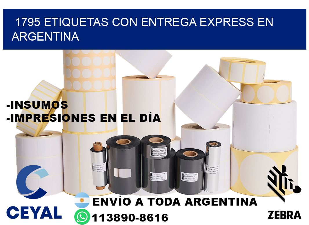 1795 Etiquetas con entrega express en Argentina