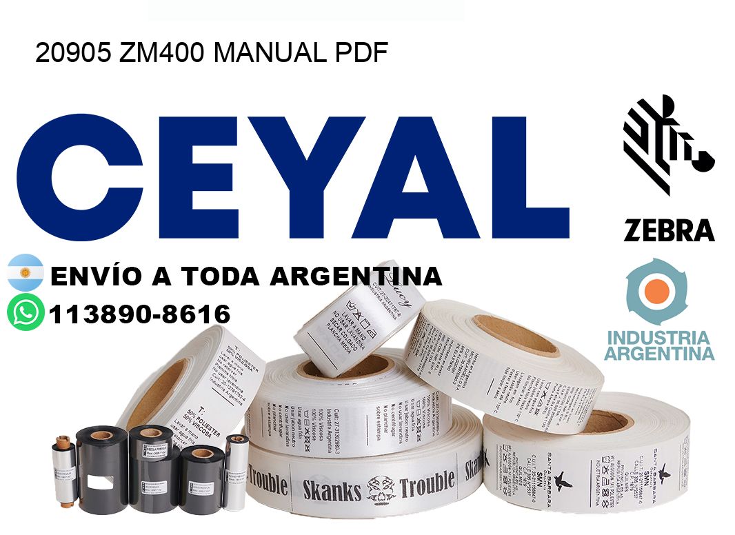 20905 ZM400 manual PDF