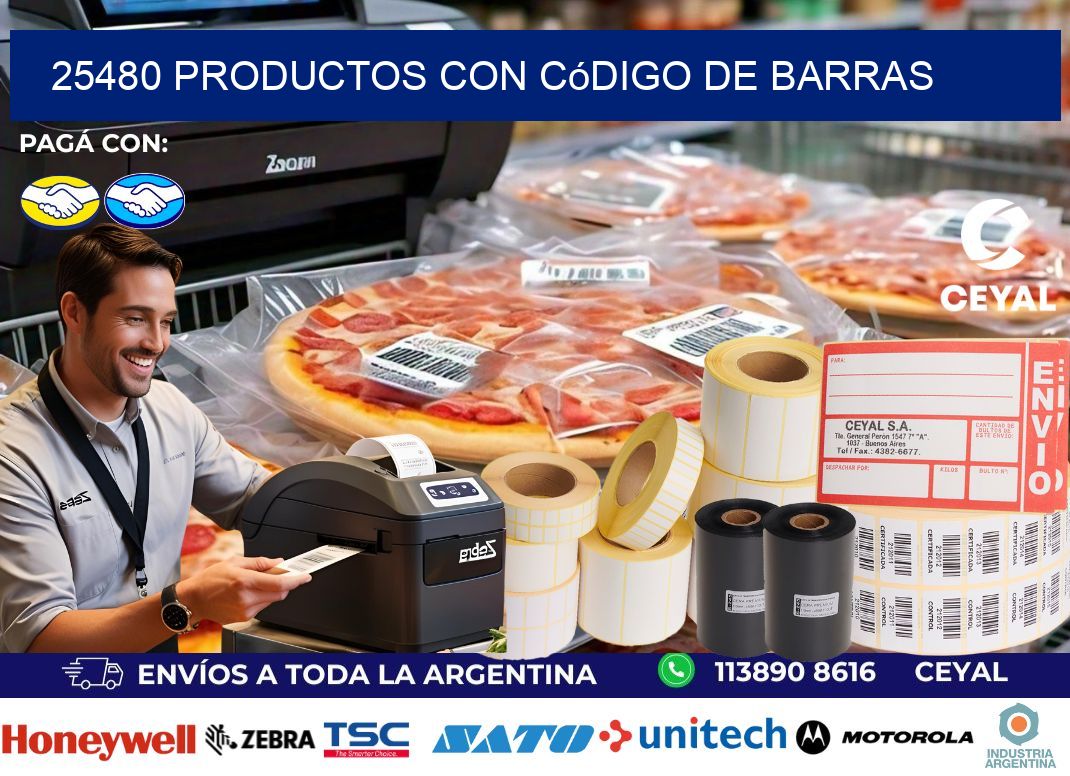 25480 Productos con código de barras
