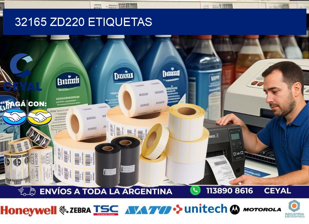 32165 ZD220 etiquetas