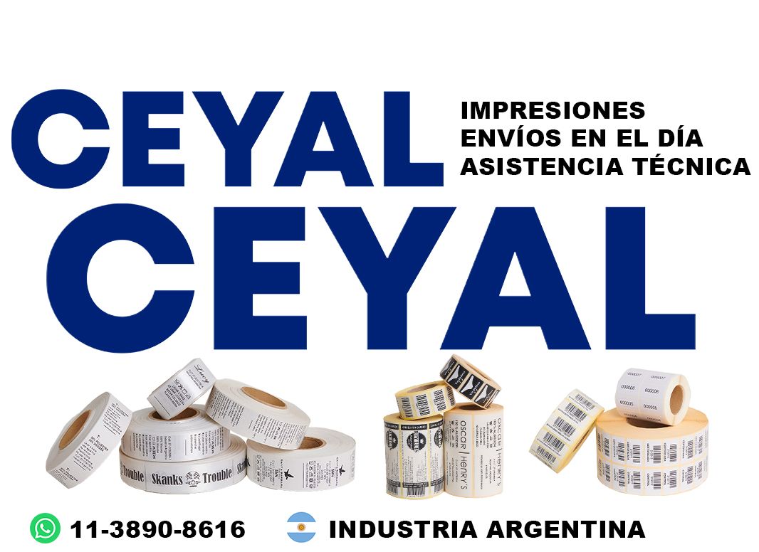 33600 Etiquetas adhesivas ean13 textil