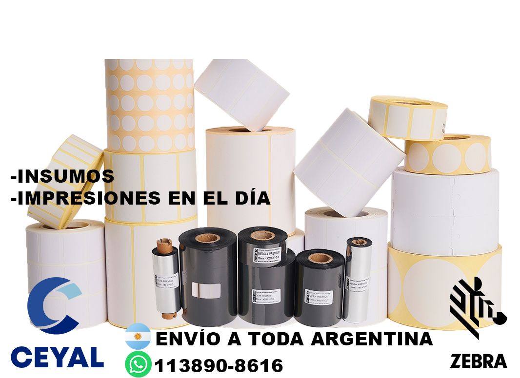 4 cajas de etiquetas 39 x 79