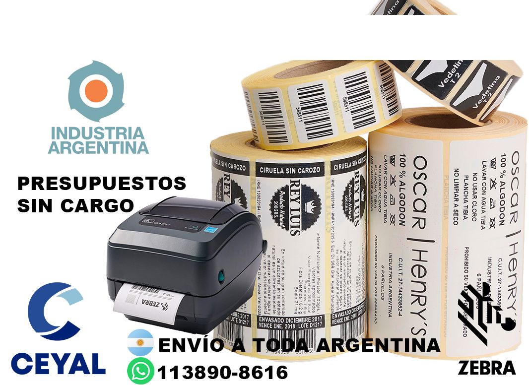 4 cajas de etiquetas 82 x 99