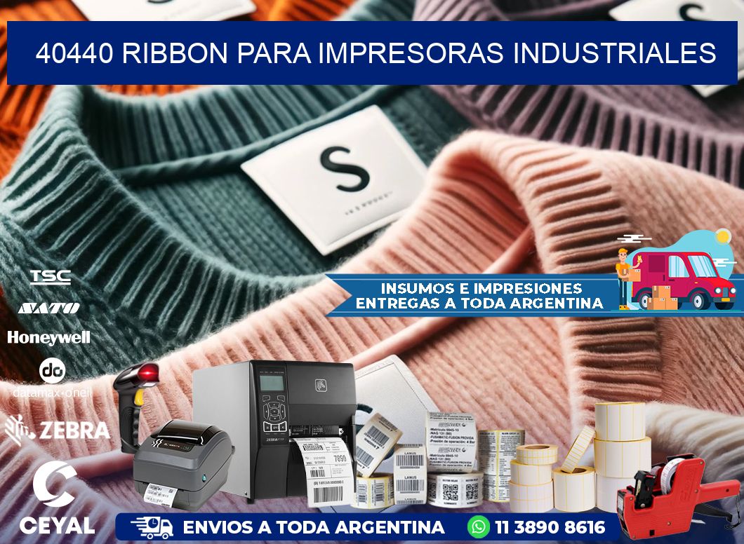 40440 Ribbon para impresoras industriales