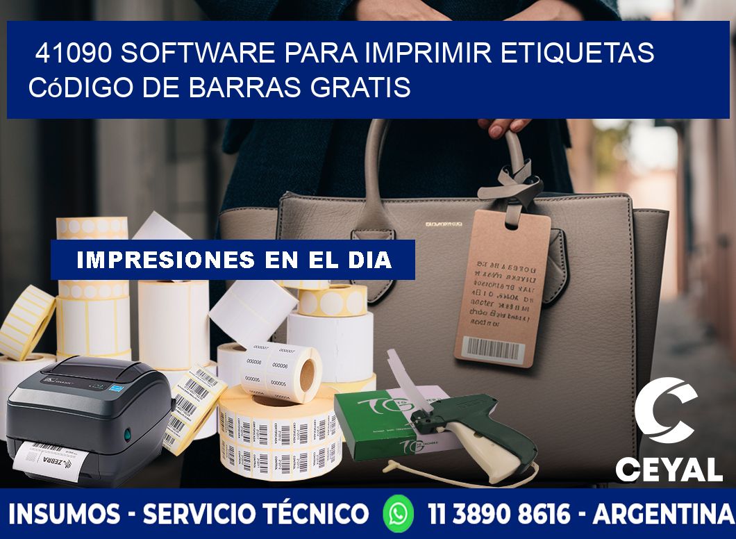 41090 Software para imprimir etiquetas código de barras gratis