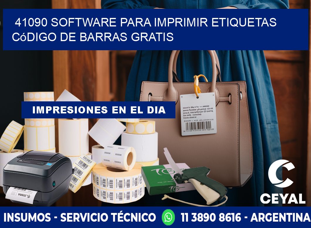 41090 Software para imprimir etiquetas código de barras gratis