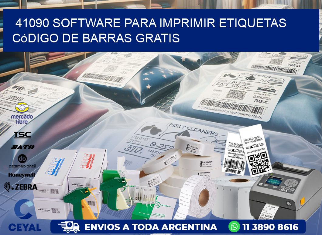 41090 Software para imprimir etiquetas código de barras gratis