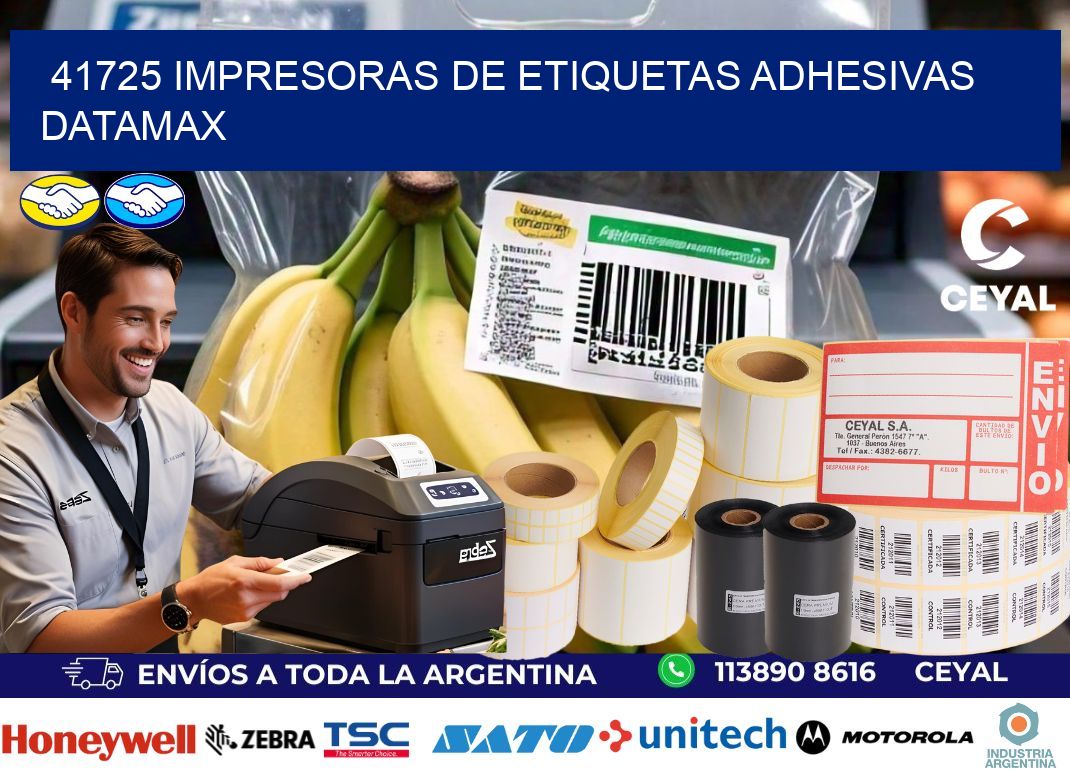 41725 impresoras de etiquetas adhesivas datamax