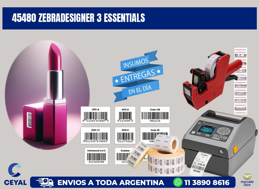 45480 ZebraDesigner 3 Essentials