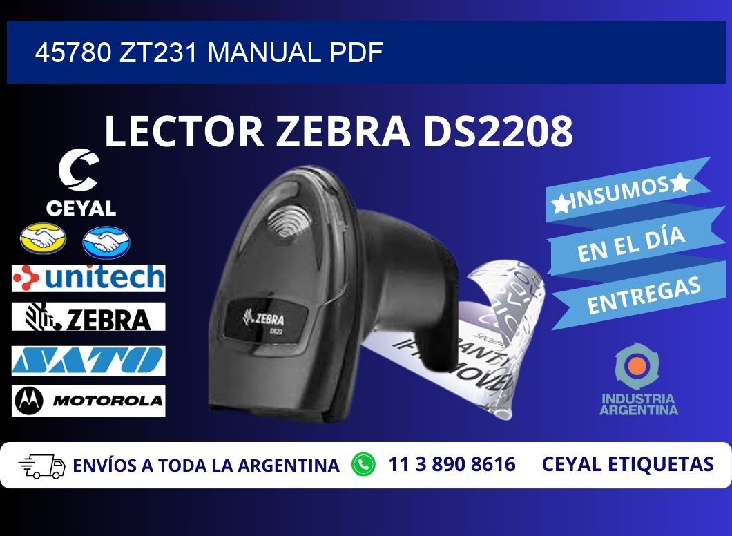 45780 ZT231 manual PDF