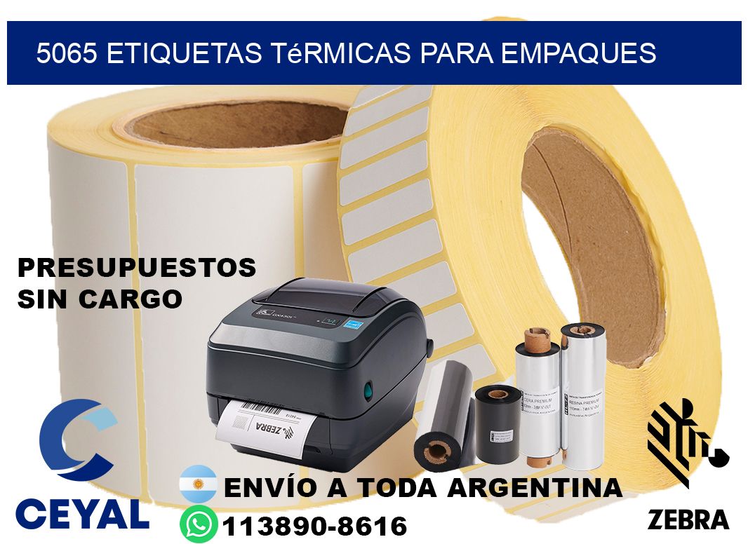5065 Etiquetas térmicas para empaques