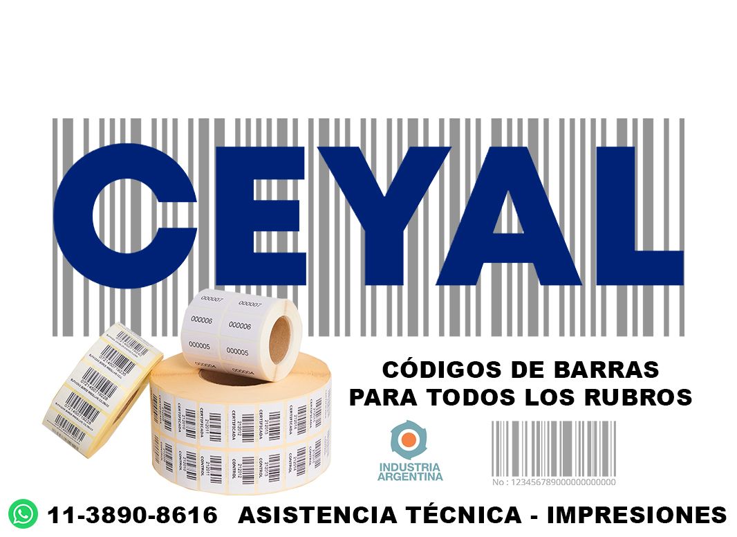 58250 etiquetas autoadhesivas blancas con codigos de barras