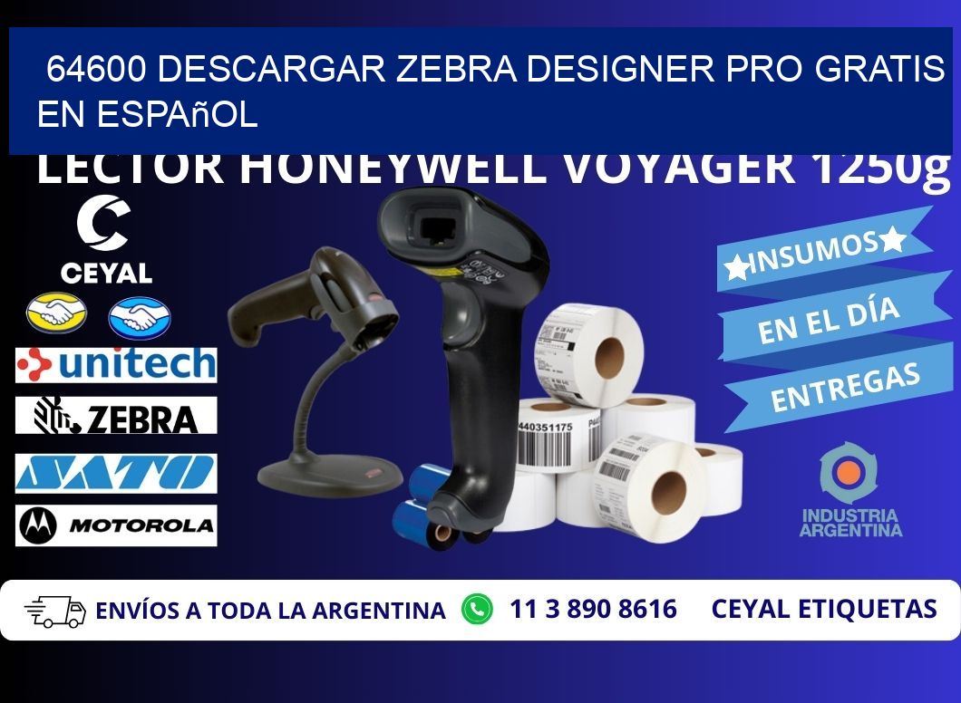 64600 Descargar Zebra Designer Pro gratis en Español