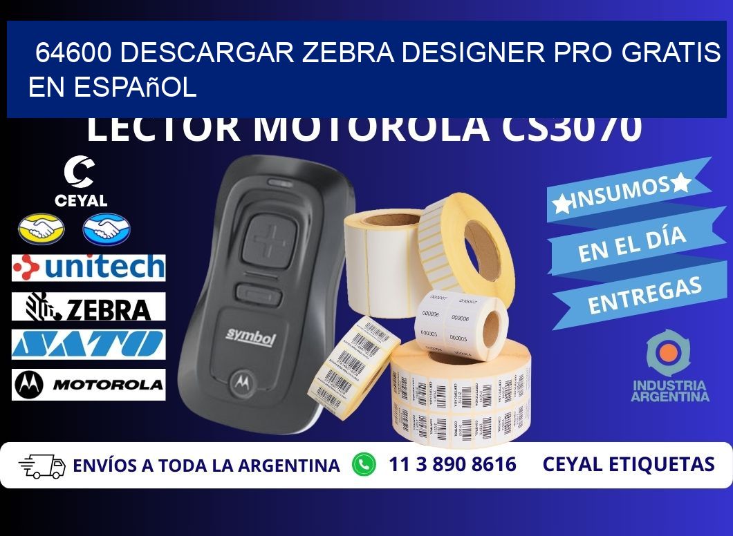 64600 Descargar Zebra Designer Pro gratis en Español