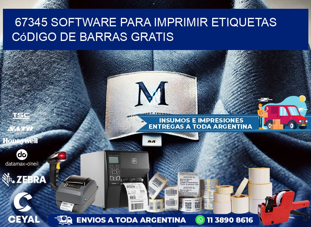 67345 Software para imprimir etiquetas código de barras gratis