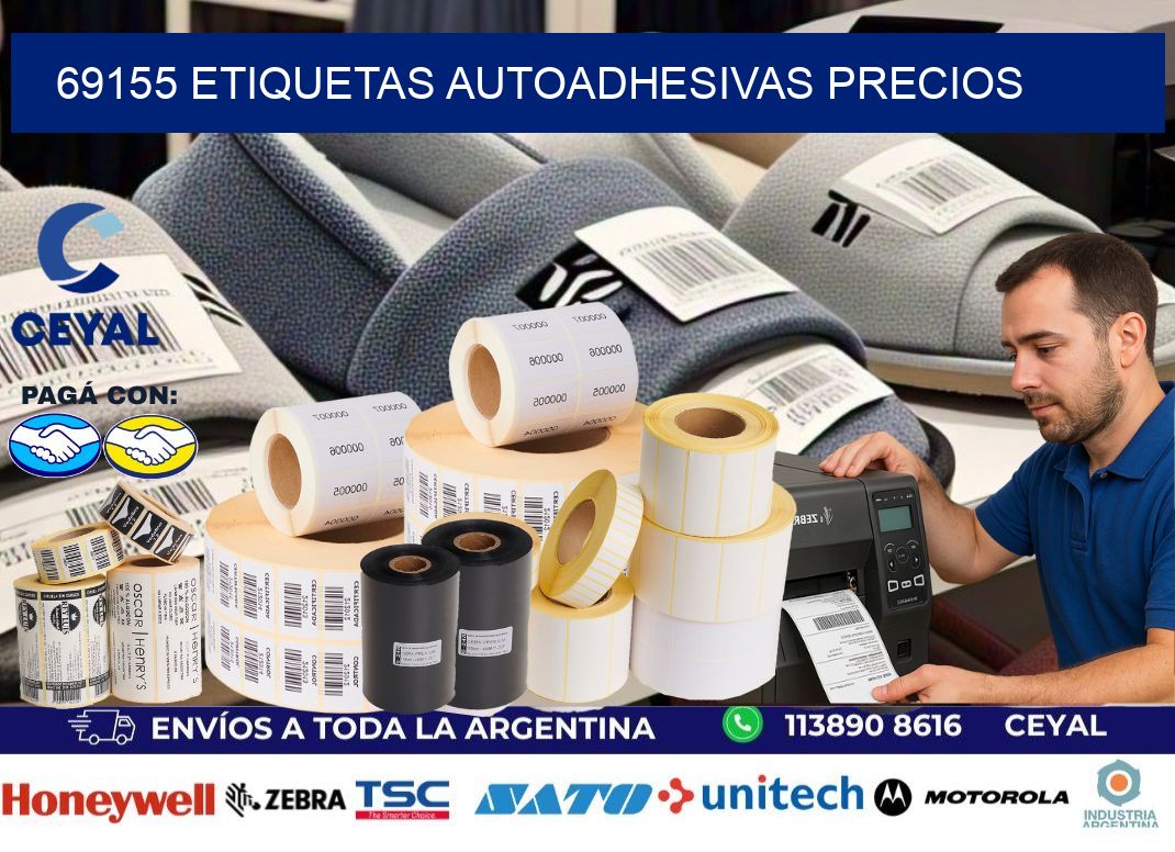 69155 Etiquetas autoadhesivas precios