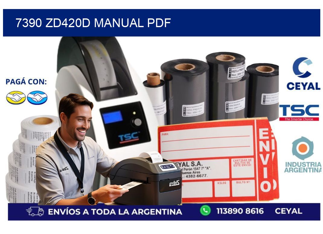 7390 ZD420d manual PDF