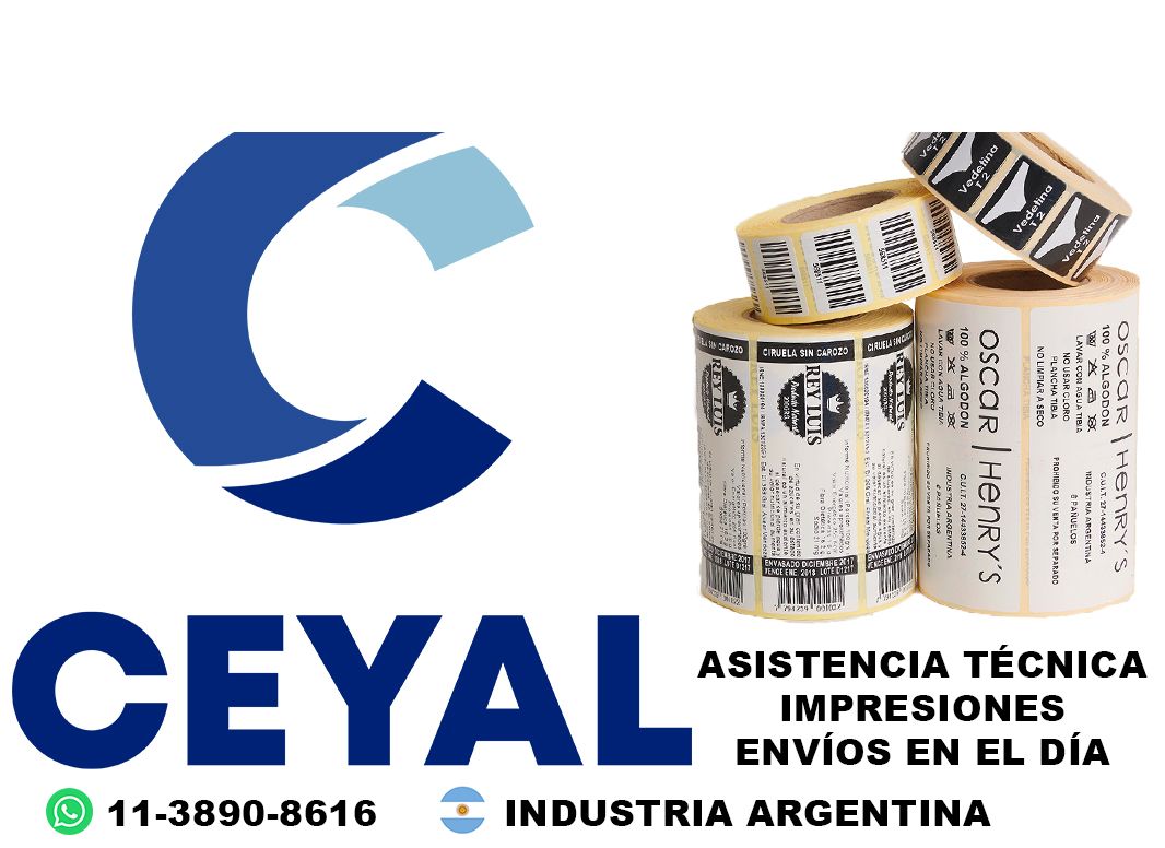 75160 etiquetas con talles