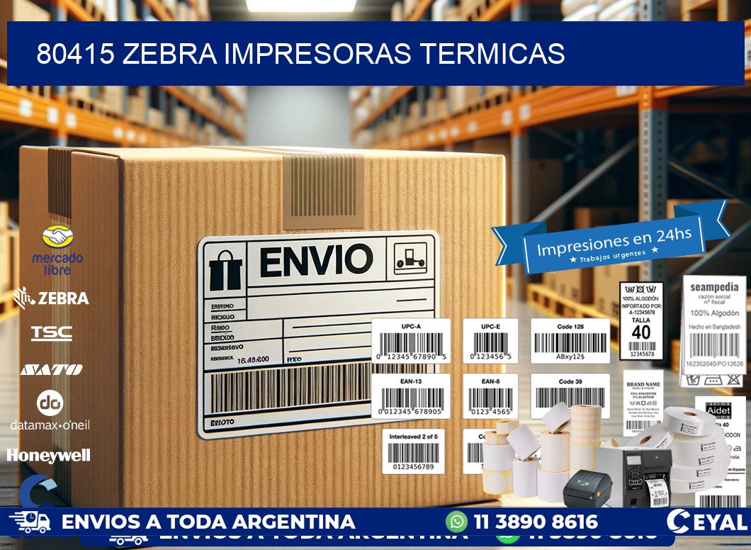 80415 Zebra impresoras termicas