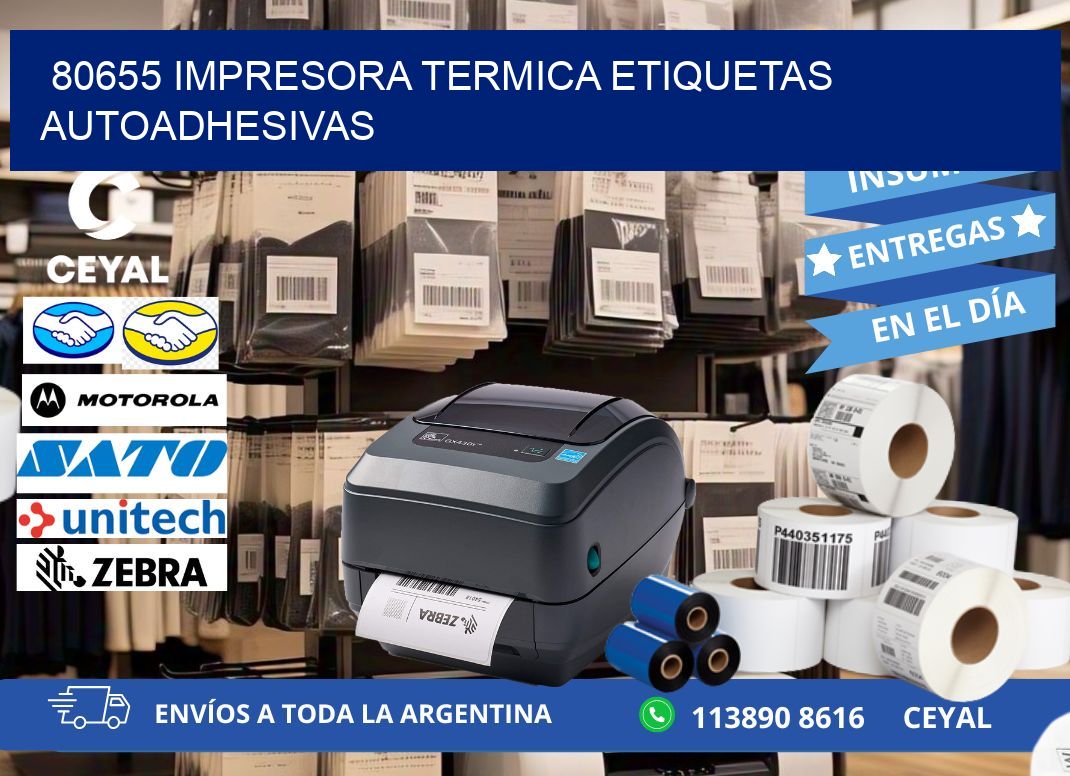 80655 Impresora termica etiquetas autoadhesivas