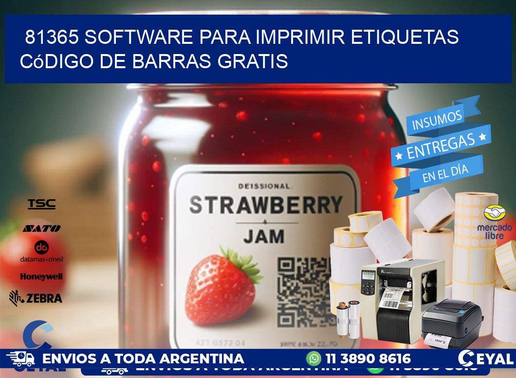 81365 Software para imprimir etiquetas código de barras gratis