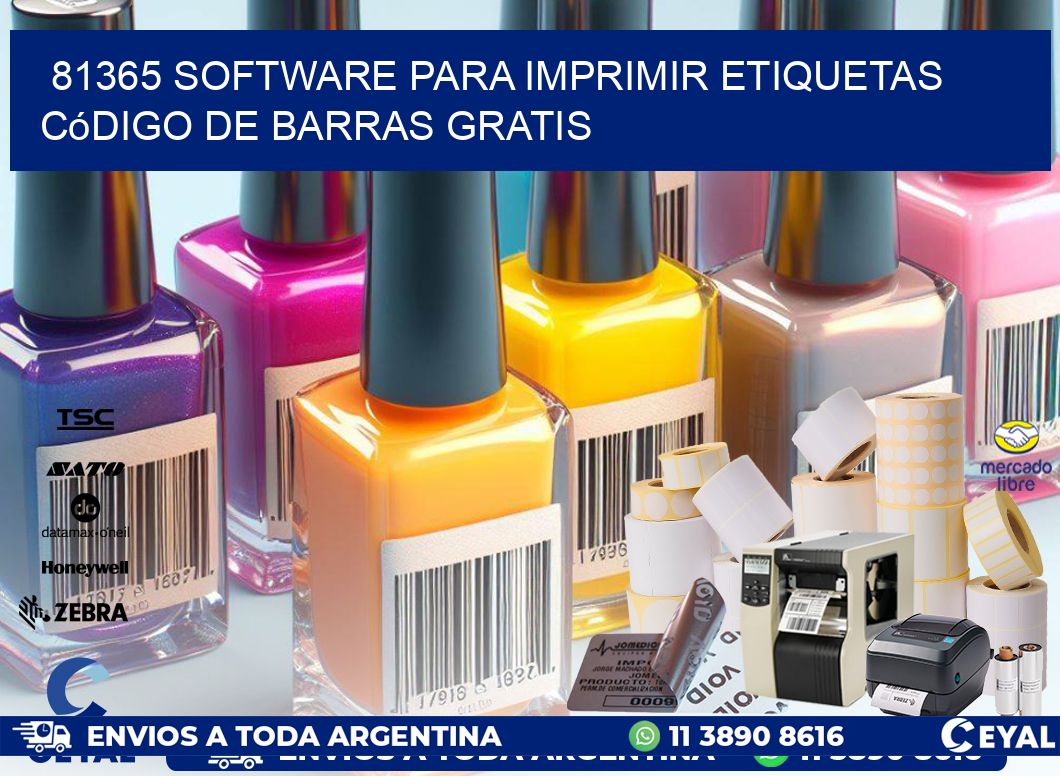 81365 Software para imprimir etiquetas código de barras gratis