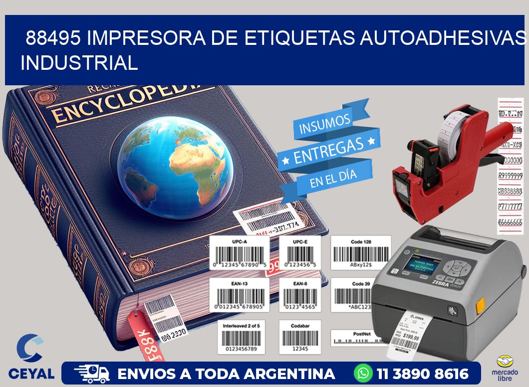 88495 Impresora de etiquetas autoadhesivas industrial
