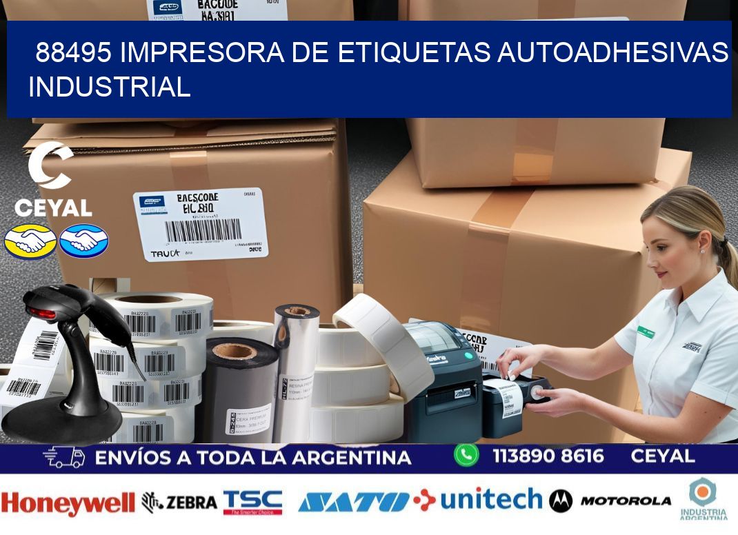 88495 Impresora de etiquetas autoadhesivas industrial