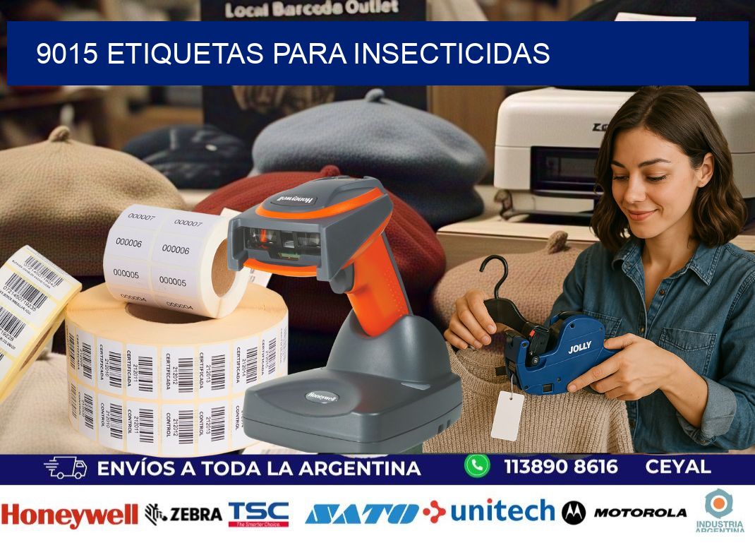 9015 Etiquetas para insecticidas