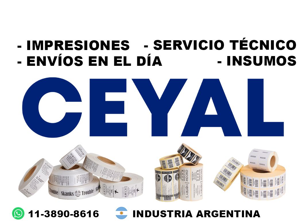 9405 Etiquetas industriales de alta tirada