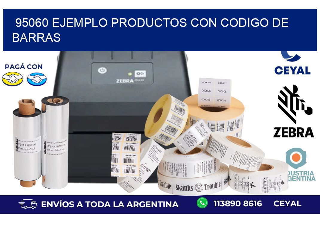 95060 ejemplo productos con codigo de barras