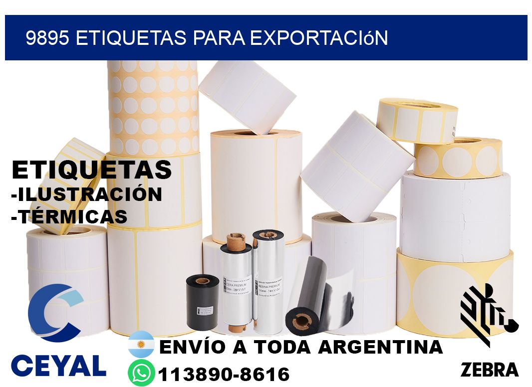 9895 Etiquetas para exportación