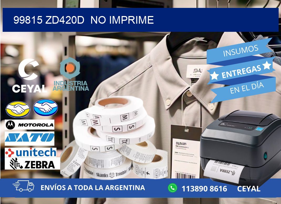 99815 ZD420d no imprime