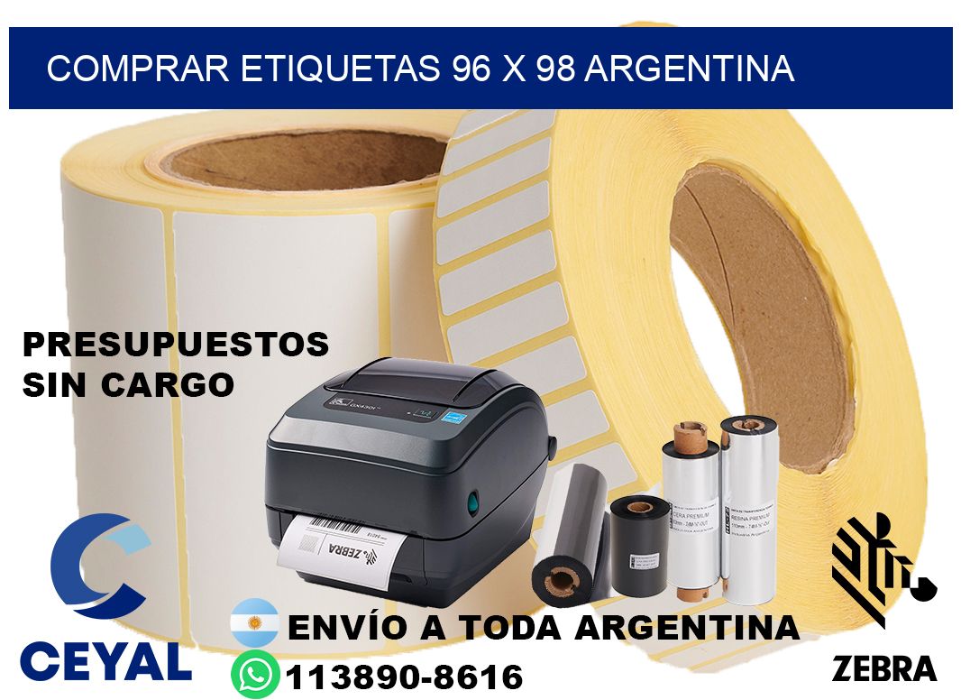 Comprar etiquetas 96 x 98 argentina