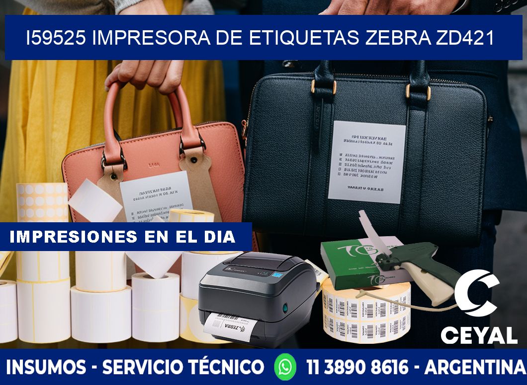 I59525 impresora de etiquetas Zebra ZD421