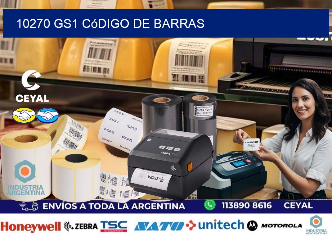 10270 GS1 código de barras
