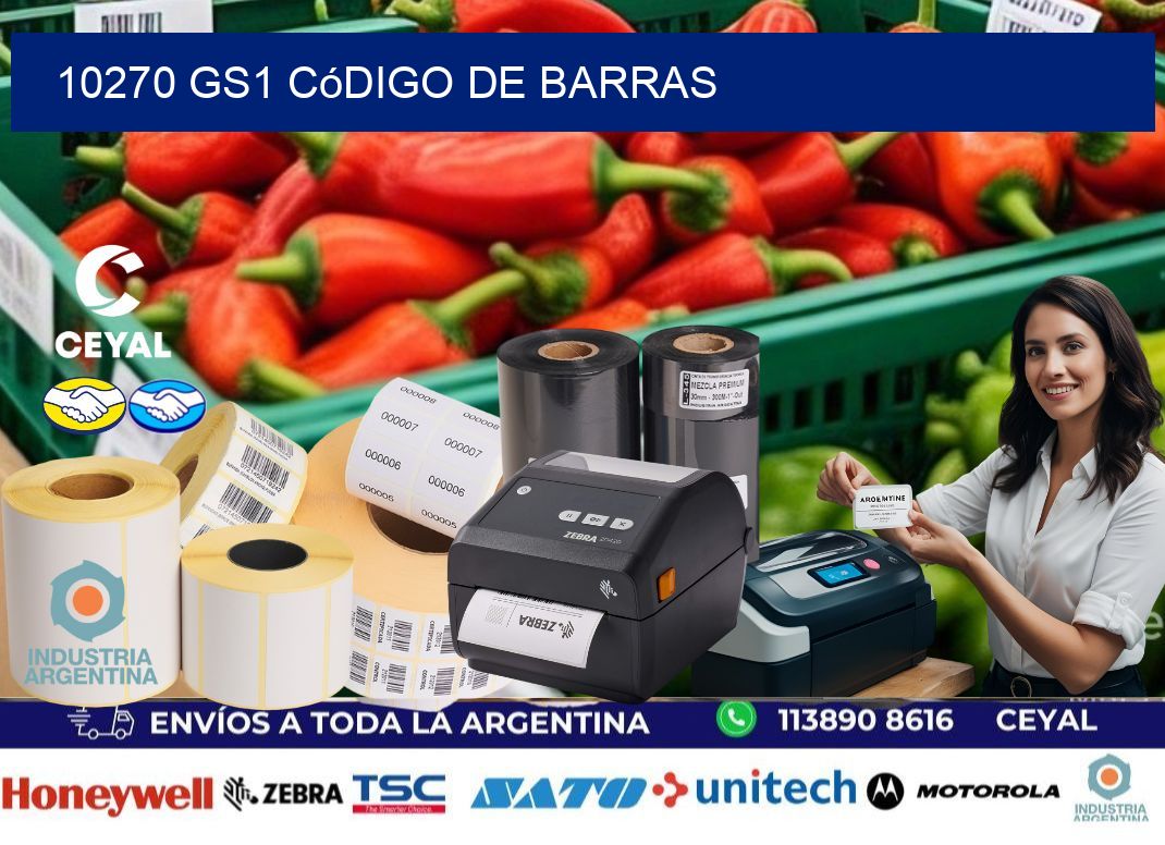 10270 GS1 código de barras