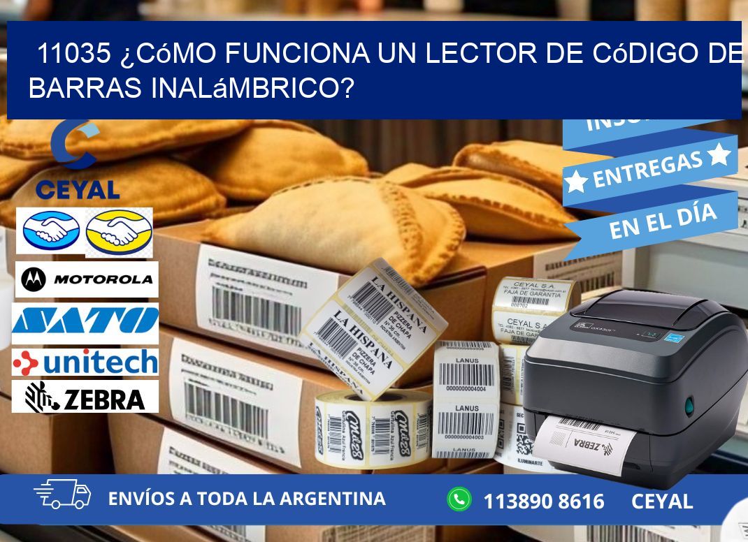 11035 ¿Cómo funciona un lector de código de barras inalámbrico?