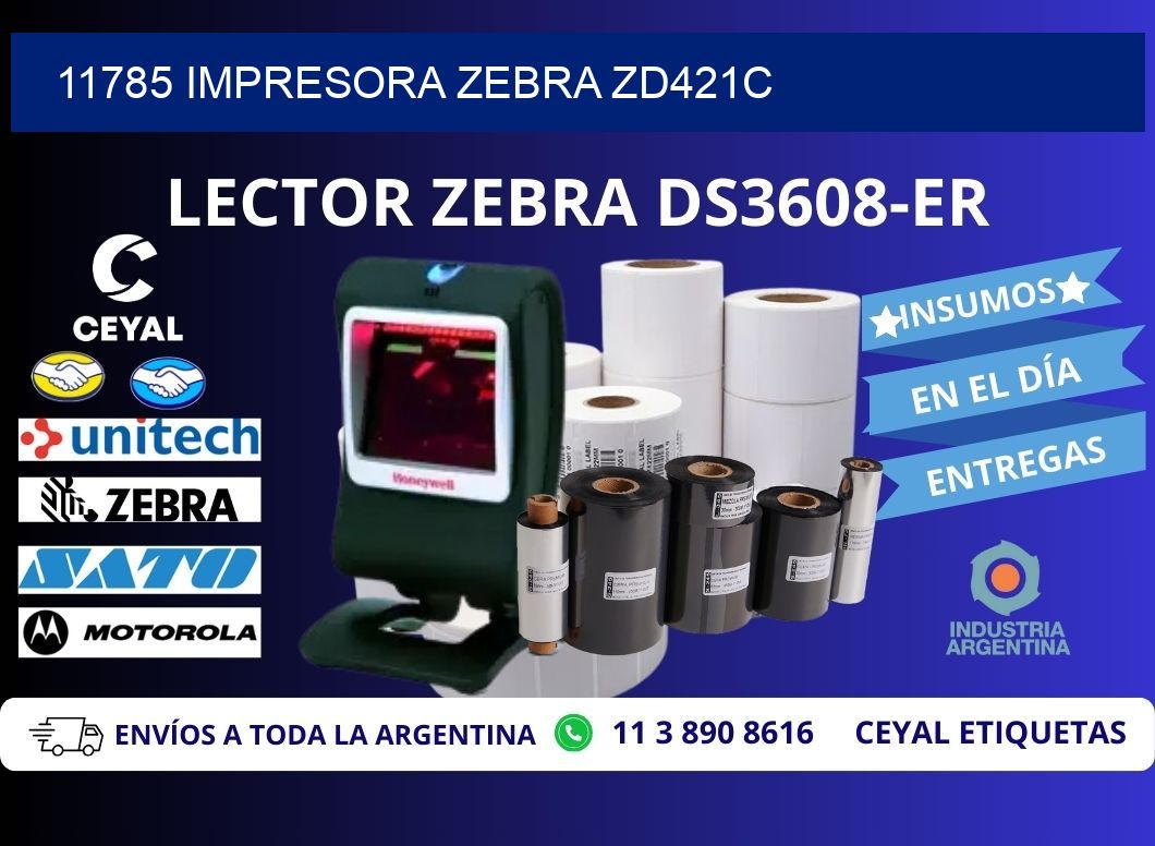 11785 Impresora Zebra zd421c