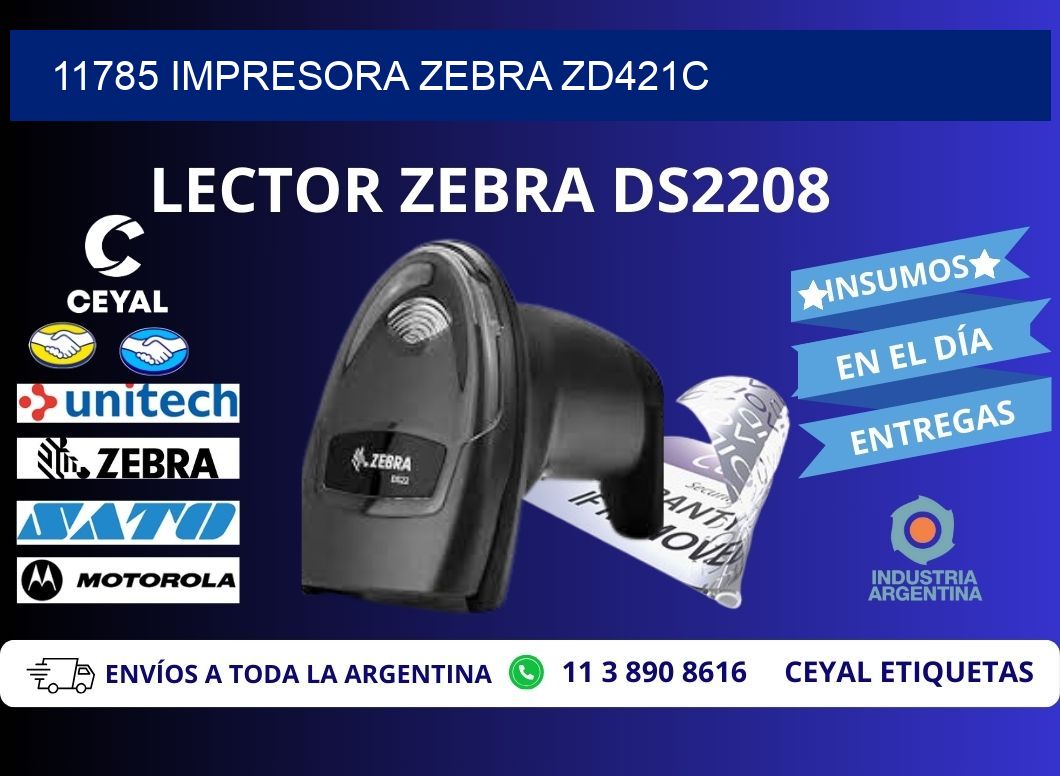 11785 Impresora Zebra zd421c
