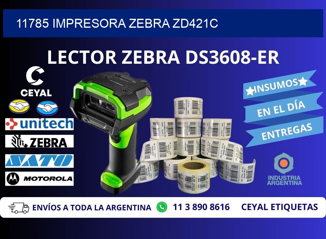 11785 Impresora Zebra zd421c