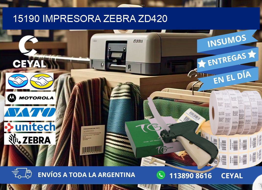 15190 Impresora Zebra ZD420