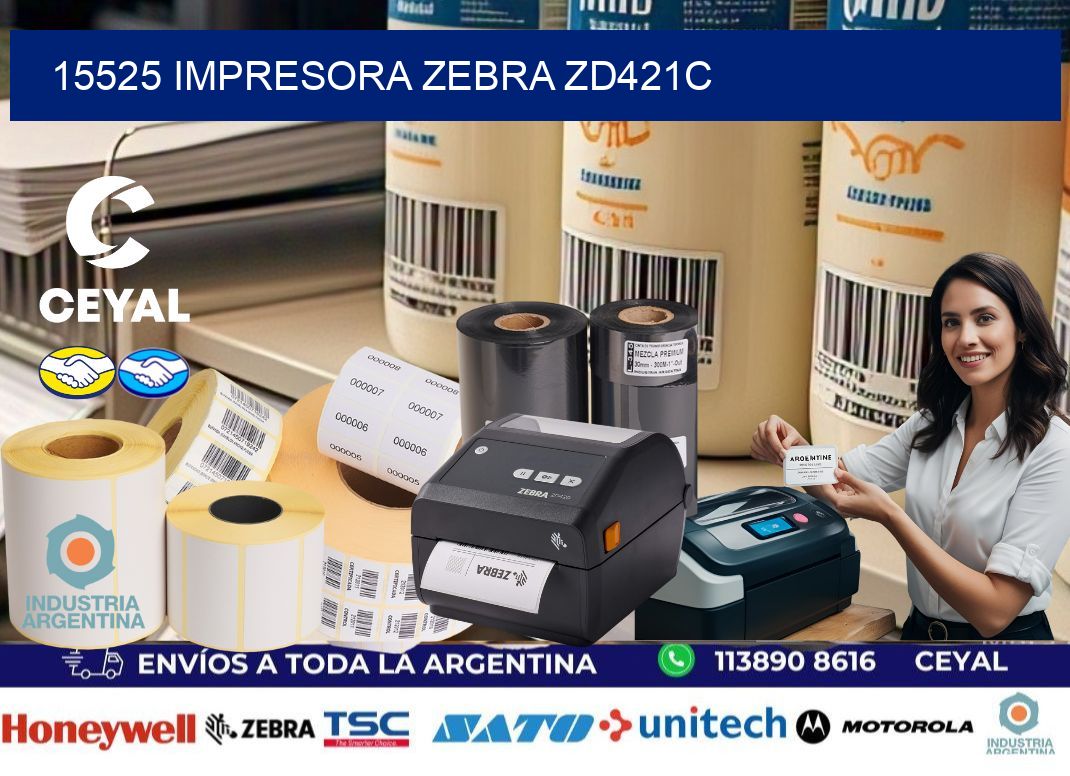 15525 Impresora Zebra zd421c
