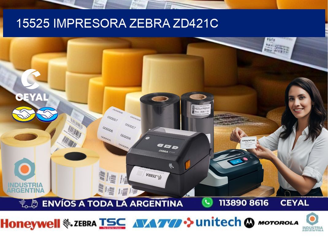 15525 Impresora Zebra zd421c