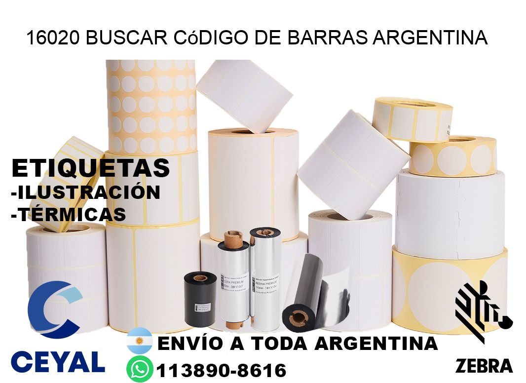 16020 Buscar código de barras Argentina