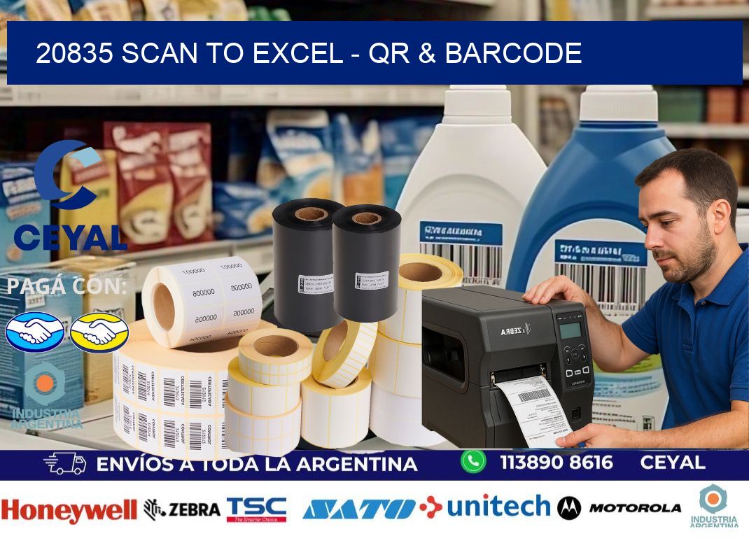 20835 Scan to Excel - QR & Barcode