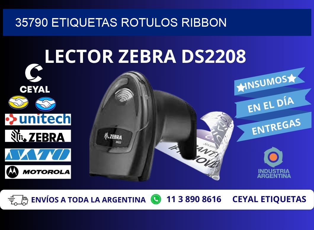 35790 Etiquetas rotulos ribbon