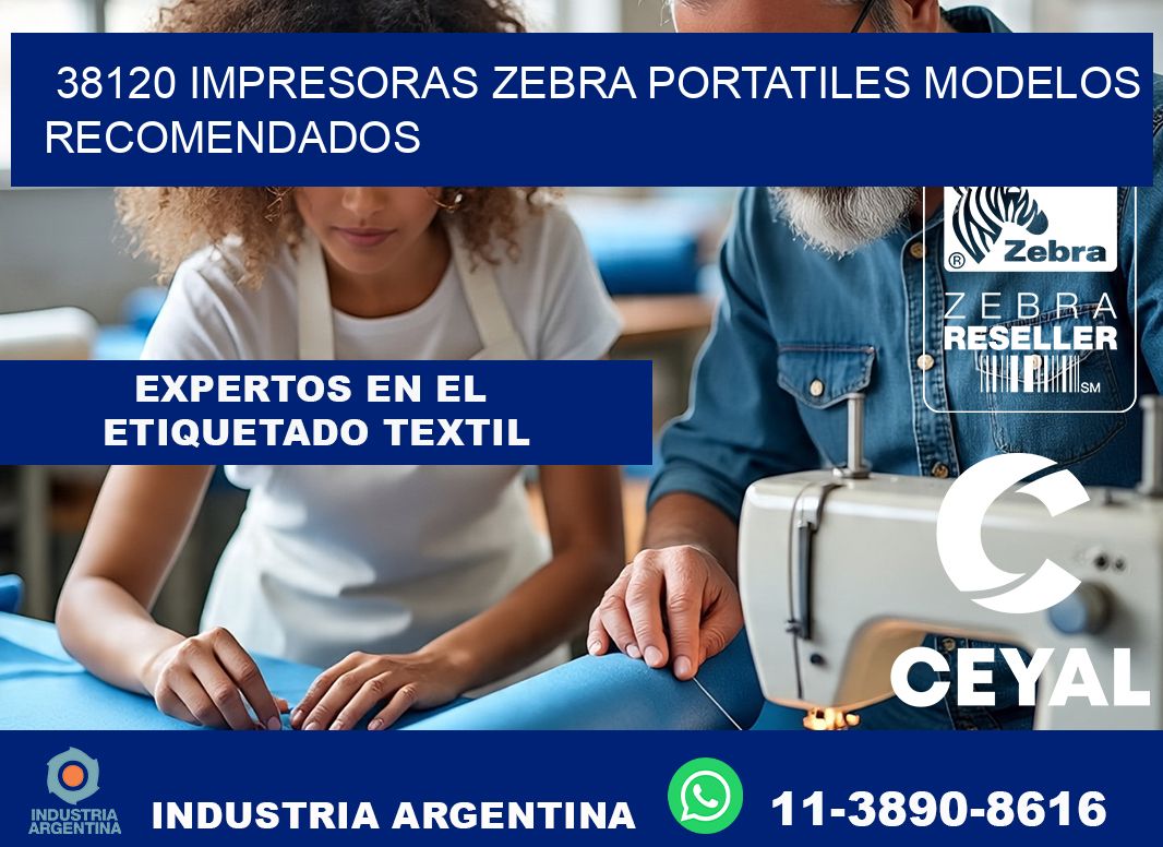 38120 impresoras zebra portatiles modelos recomendados